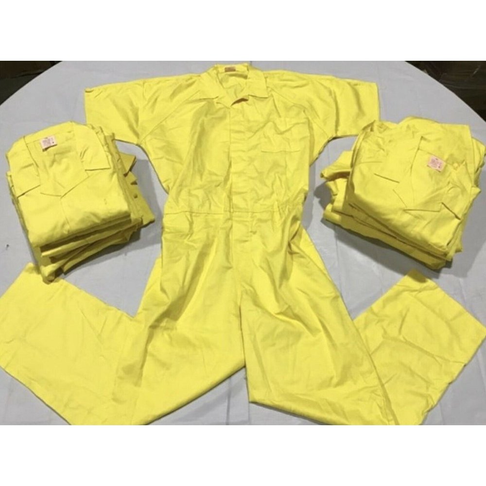Acme Jumpsuit Coverall Yellow Jumpsuit 1XL Inmate